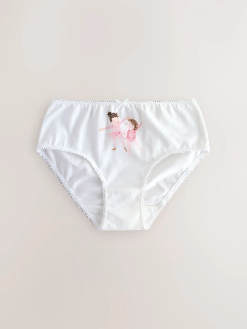 Roze ballerina - Verpakking van 7 onderbroeken (1,5-12 jr)