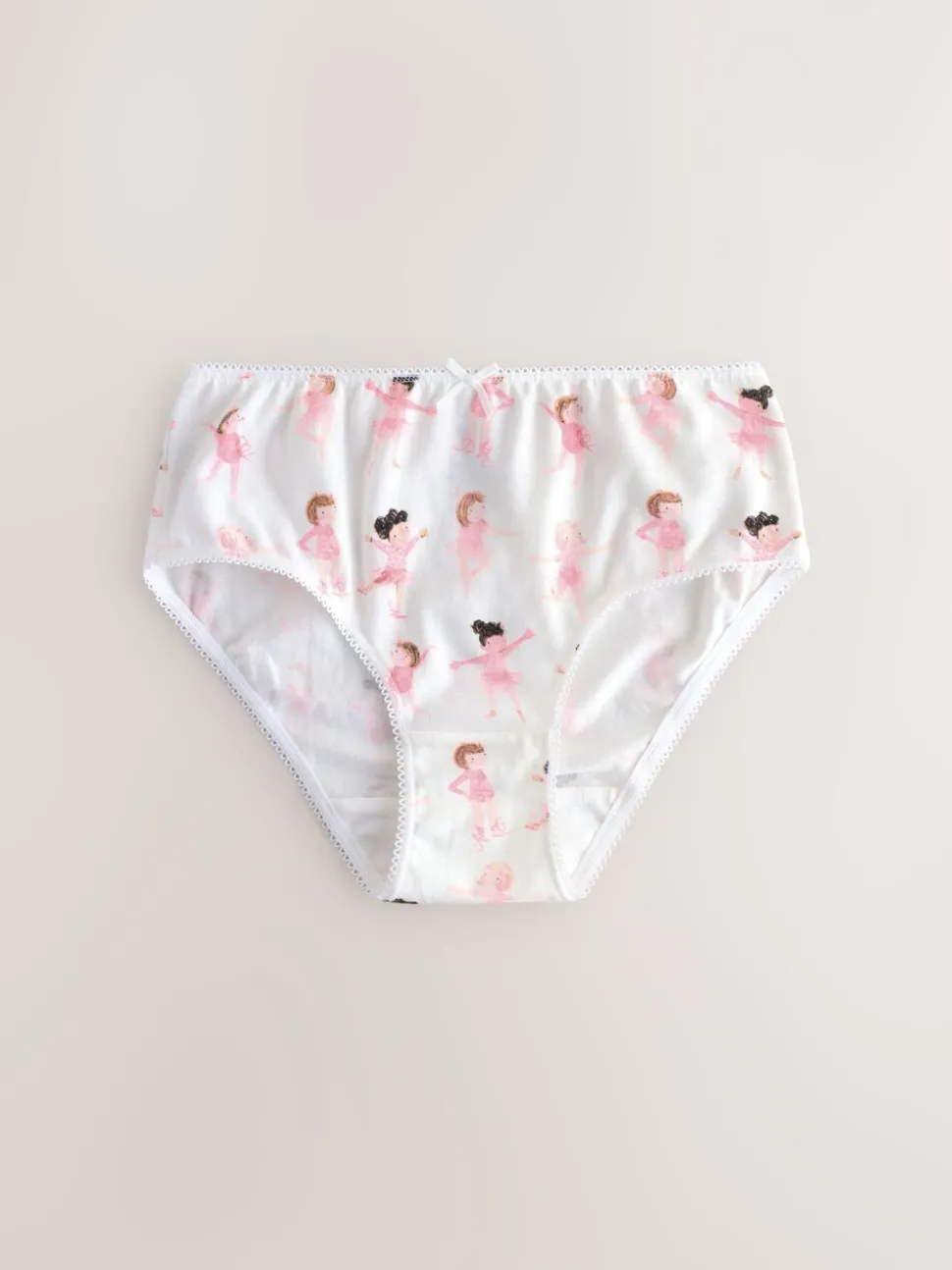 Roze ballerina - Verpakking van 7 onderbroeken (1,5-12 jr)