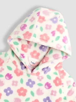 Roze bloemen - JoJo Maman Bébé Cosy Hooded Blanket