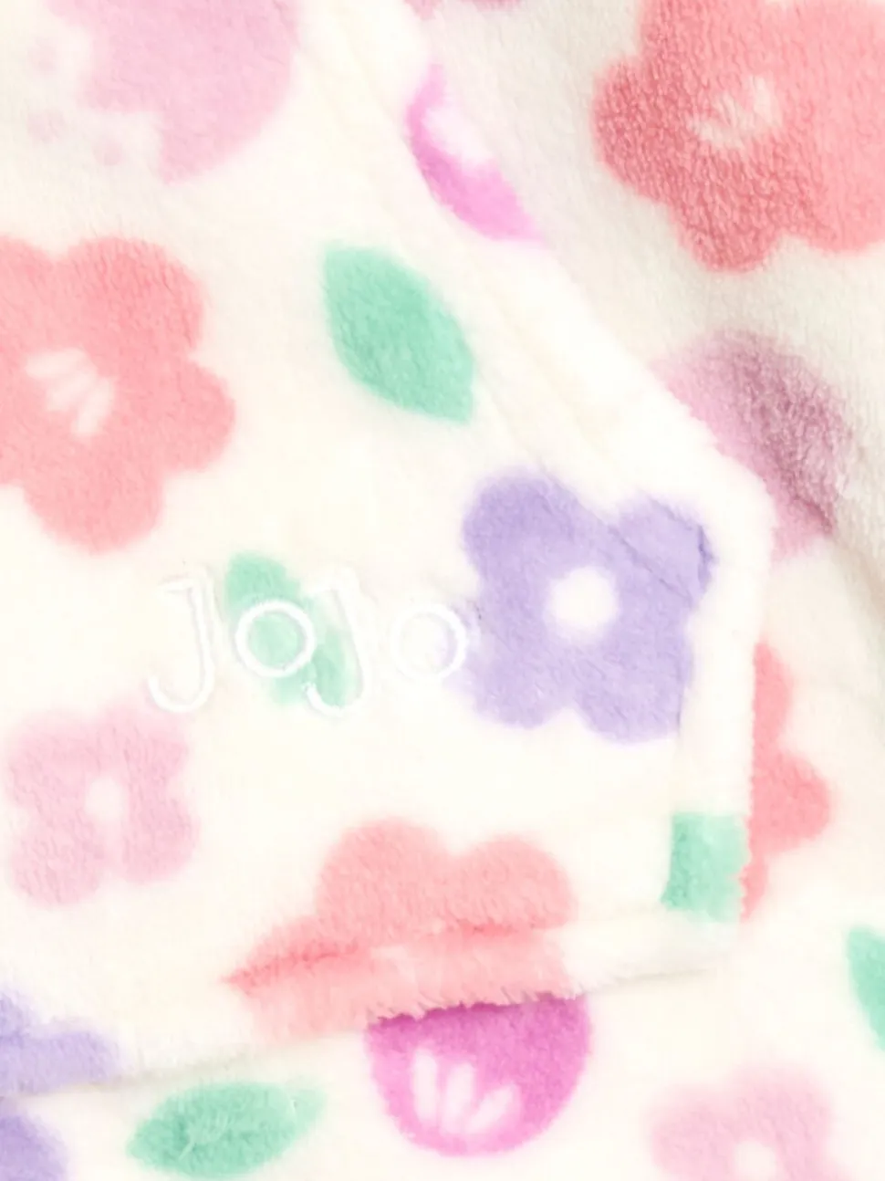 Roze bloemen - JoJo Maman Bébé Cosy Hooded Blanket