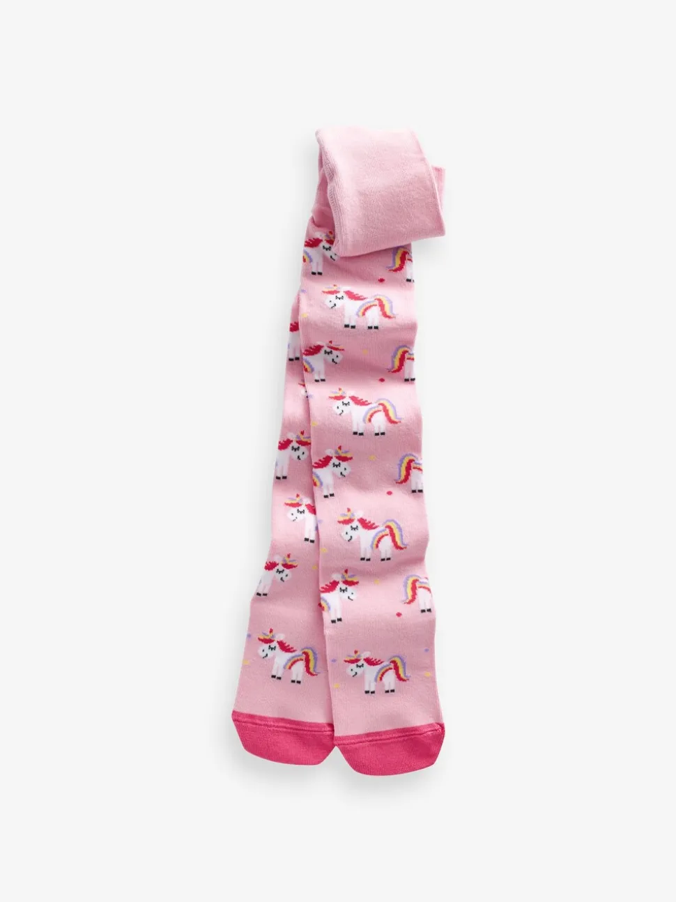 Roze en marineblauw - 3 Eenhoornmaillots met hoog katoengehalte
