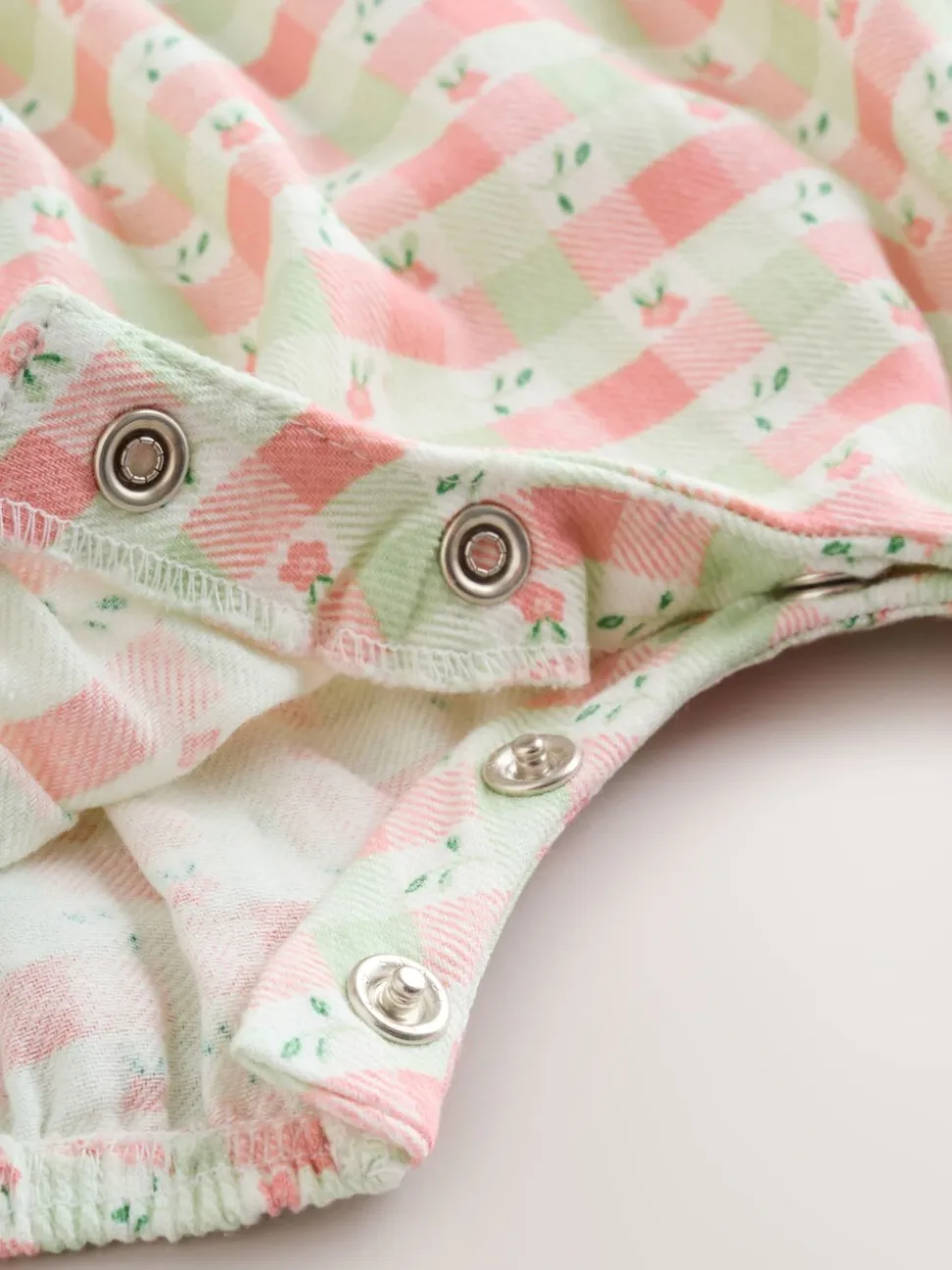 Roze geruit - Baby Dungarees and Bodysuits Set 2 Piece (0mths-2yrs)