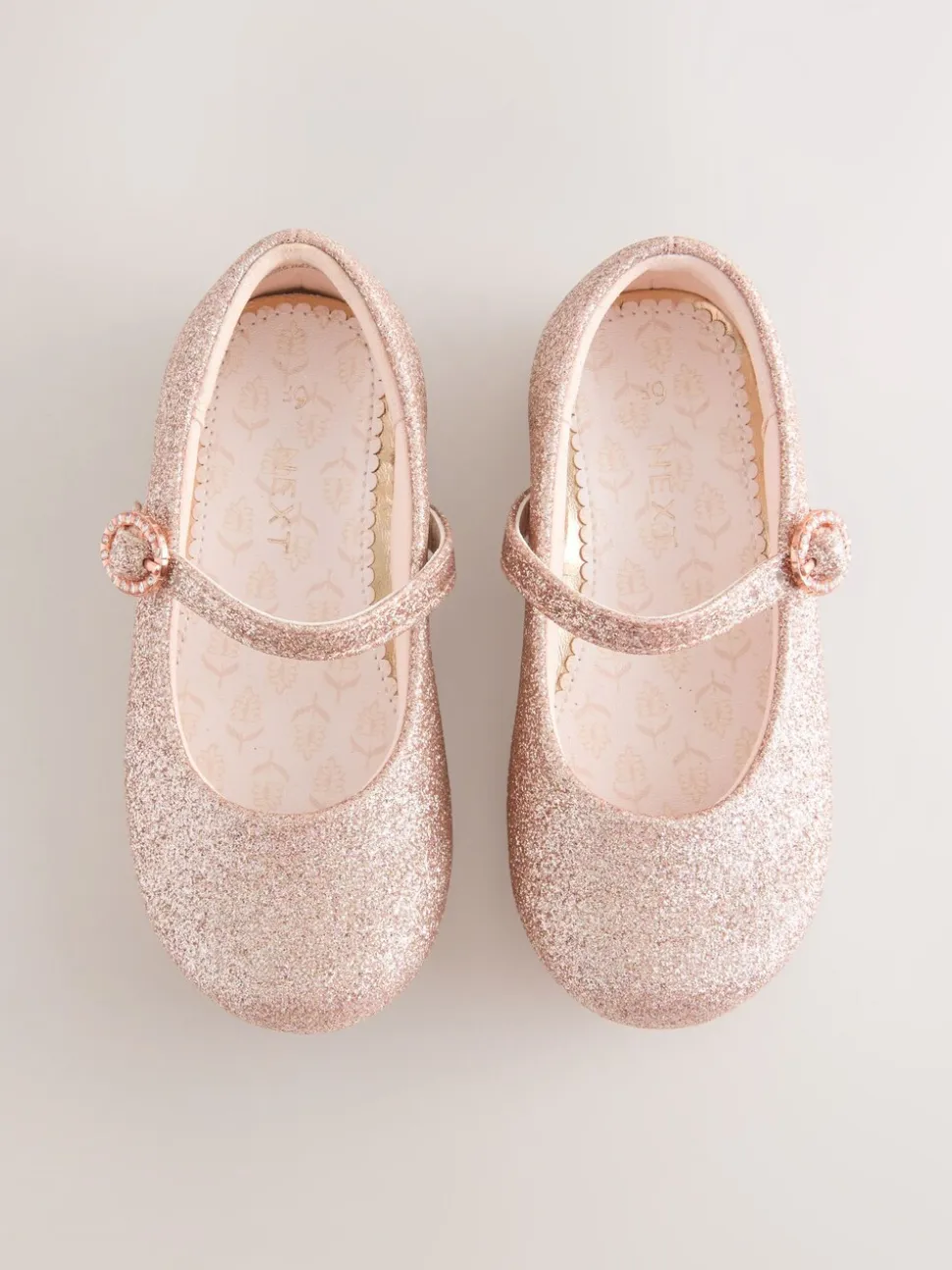 Roze glitter - Mary Jane gelegenheidsschoenen voor bloemenmeisjes