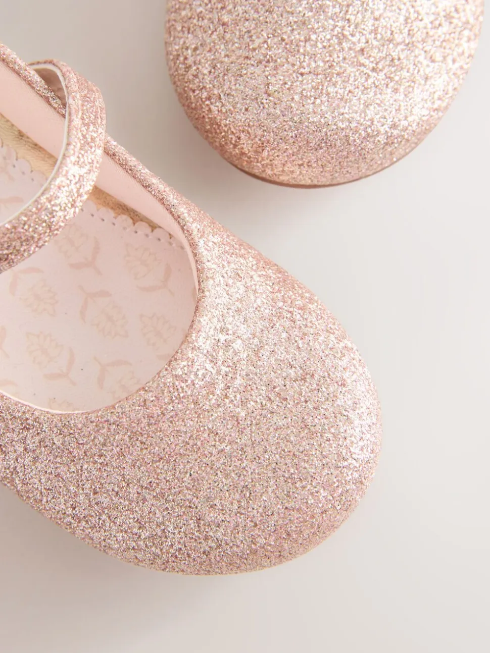 Roze glitter - Mary Jane gelegenheidsschoenen voor bloemenmeisjes
