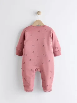 Roze kers - 2.5 TOG gewatteerde babypyjama