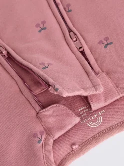 Roze kers - 2.5 TOG gewatteerde babypyjama