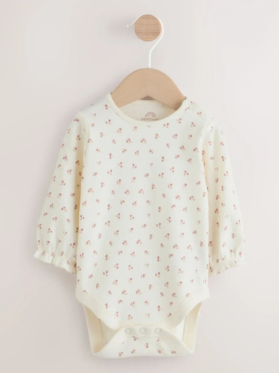 Roze met borduursel - Set van corduroy pinafore, bodysuit met lange mouwen en maillot voor baby's (0mnd-2jr)