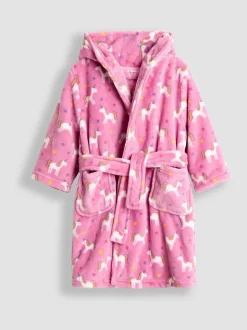 Roze met eenhoornprint - JoJo Maman Bébé - Badjas