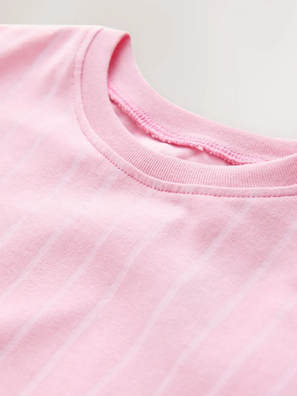 Roze met eenhoornprint - Jurk met lange mouwen en versiering (3mnd -7jr)