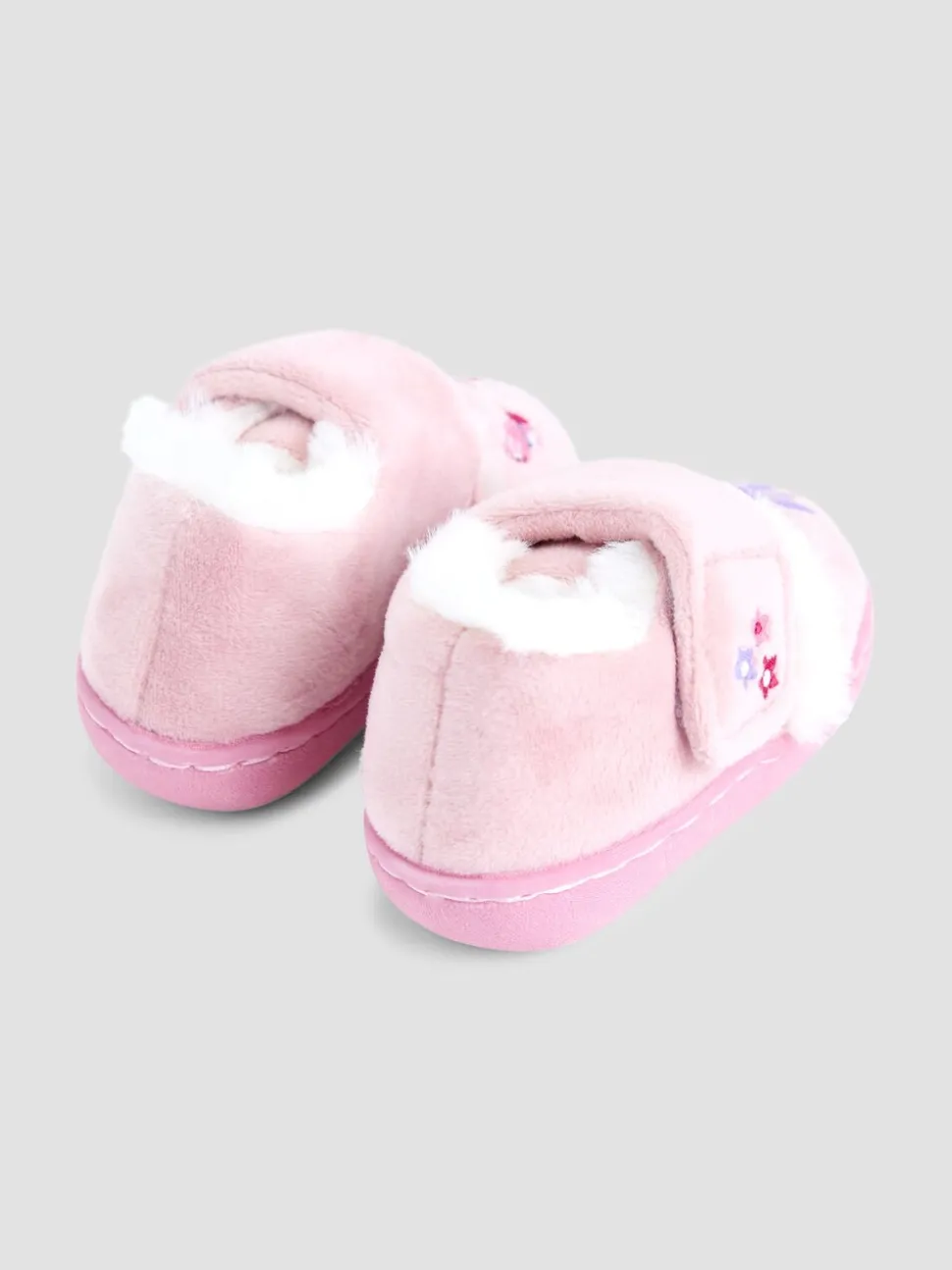 Roze met elfjes - JoJo Maman Bébé - Pantoffelschoenen met eenhoorn