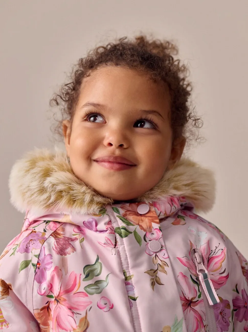 Roze met elfjes - Waterdicht sneeuwpak met print (3mnd-7jr)