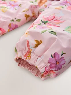 Roze met elfjes - Waterdicht sneeuwpak met print (3mnd-7jr)