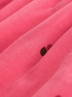 Roze met hartjes - Sweaterjurk (3 mnd-7 jr)