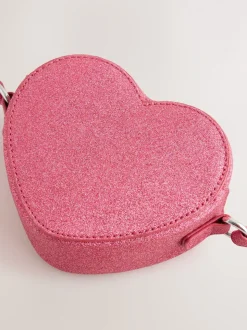 Roze met hartjesprint - Cross Body Nolvetly Heart Party Bag