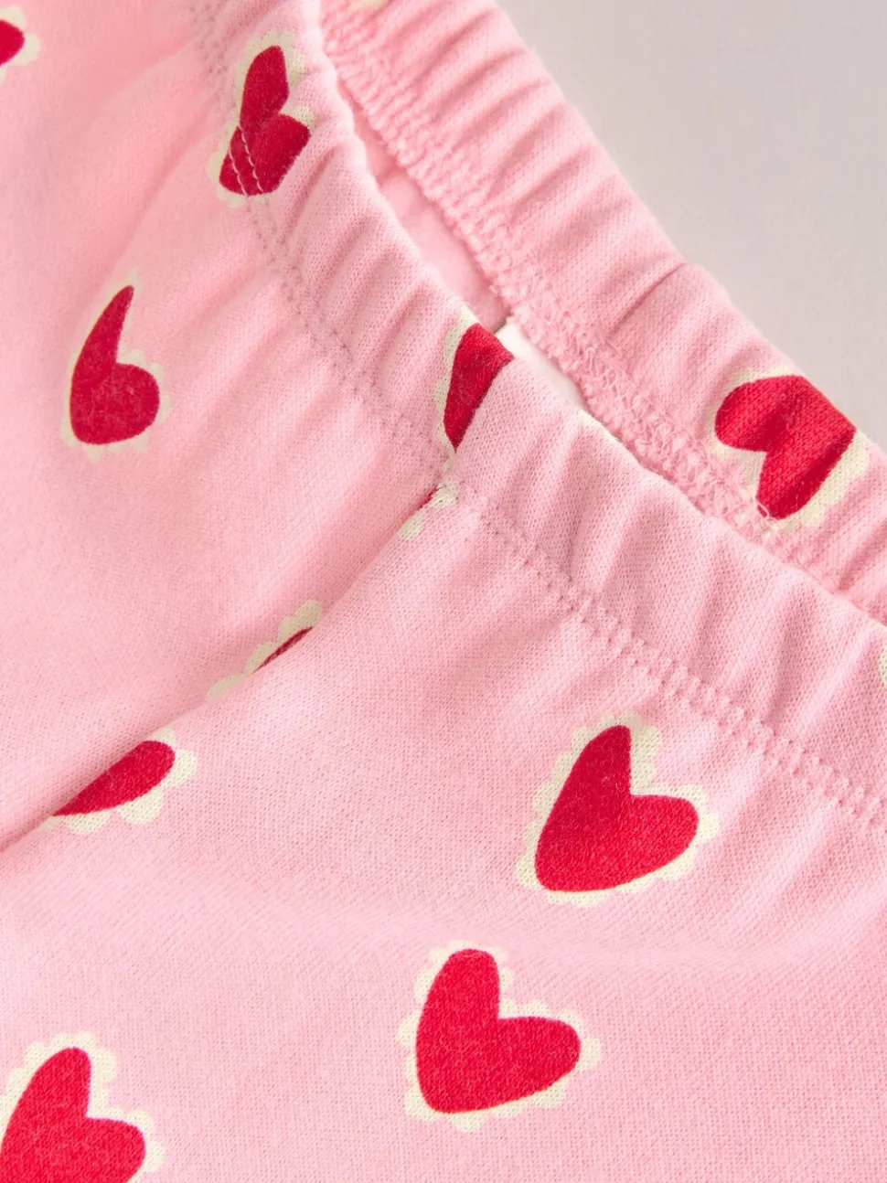 Roze met hartjesprint - Top & Leggings Set 2 Piece (0mths-2yrs)