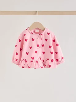 Roze met hartjesprint - Top & Leggings Set 2 Piece (0mths-2yrs)