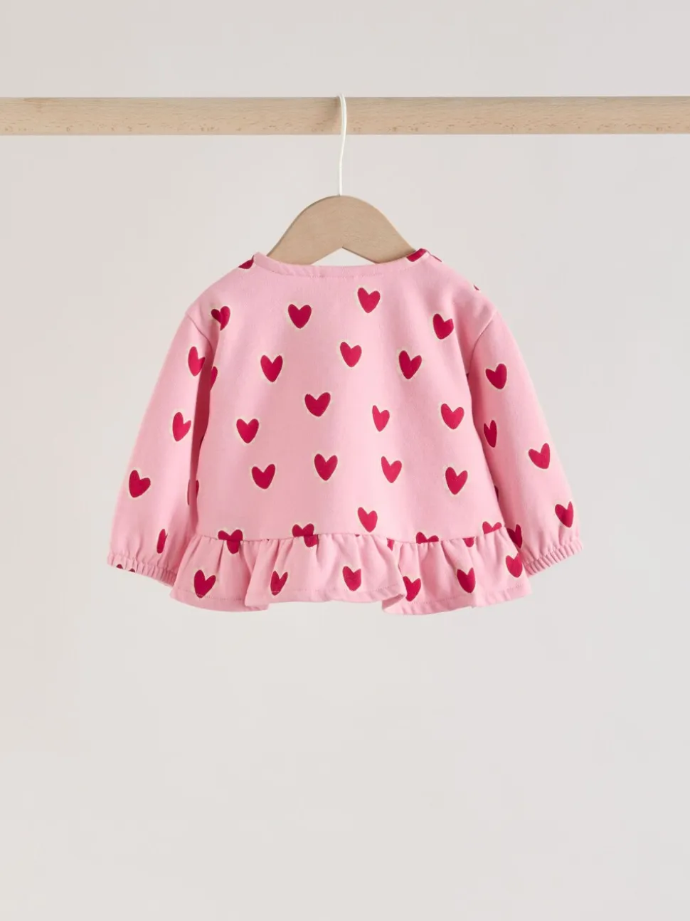 Roze met hartjesprint - Top & Leggings Set 2 Piece (0mths-2yrs)