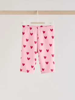 Roze met hartjesprint - Top & Leggings Set 2 Piece (0mths-2yrs)