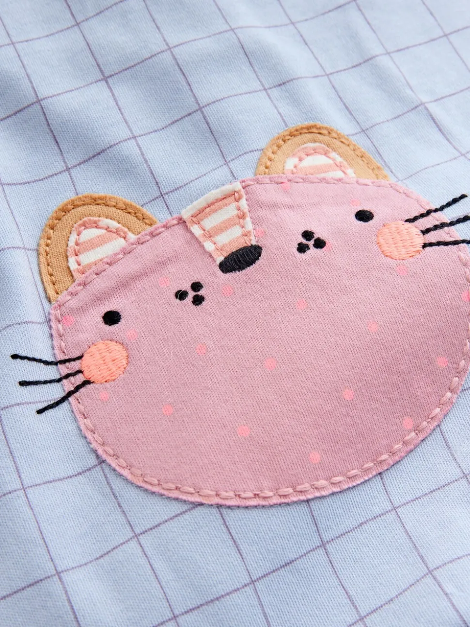 Roze met karakteristieke dierenprint - Verpakking van 5 babyslaappakjes met tweewegrits (0 mnd - 3 jr)