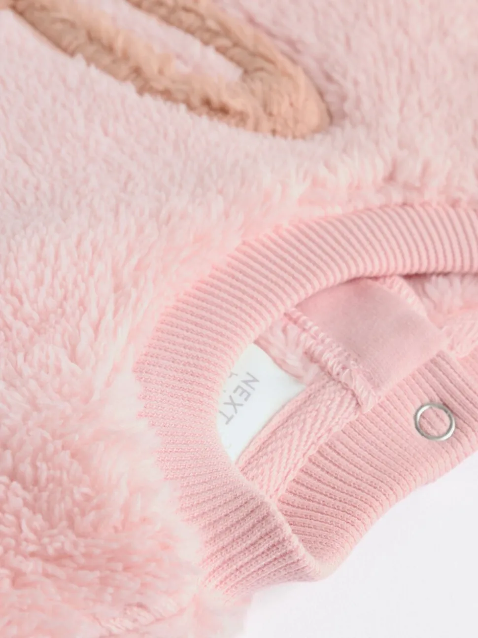 Roze met konijnen - 2 -delige Set van Fleece Tops en Leggings voor Baby''s (0mnd-2jr)