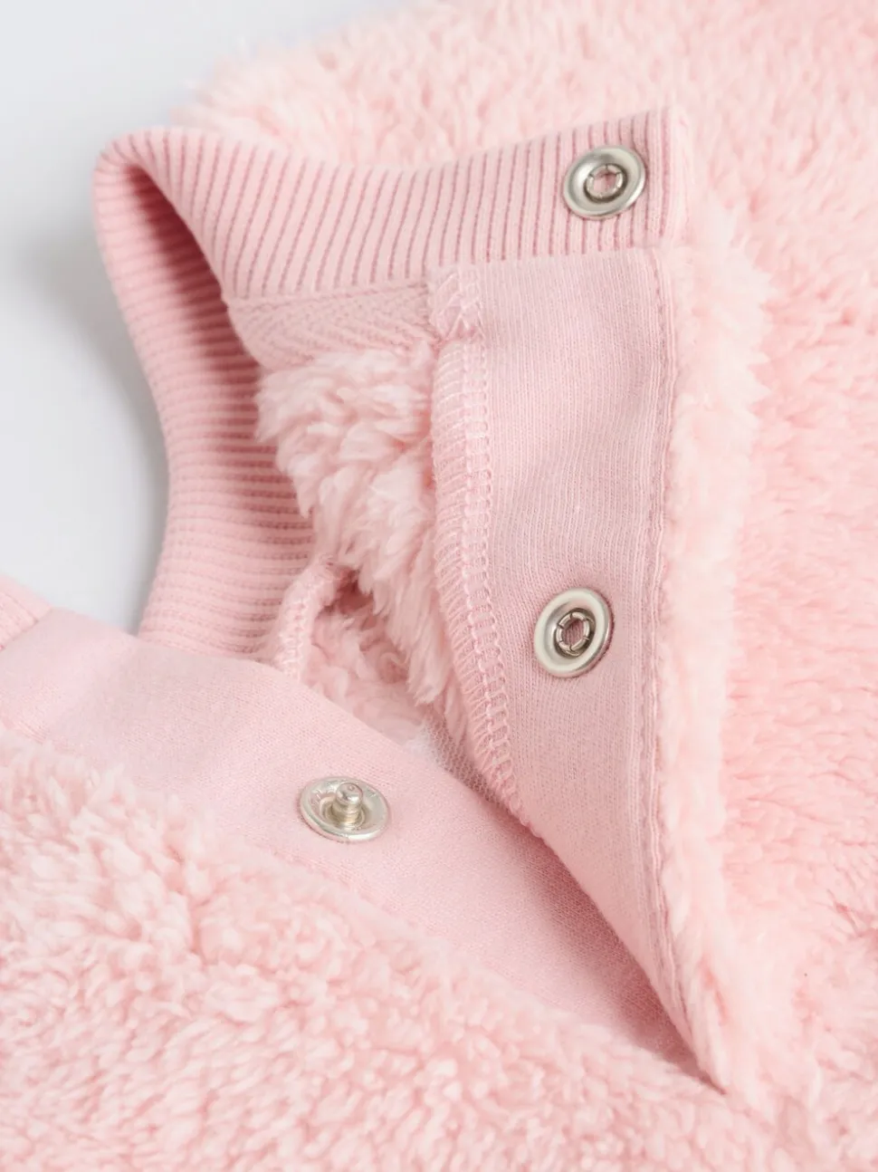 Roze met konijnen - 2 -delige Set van Fleece Tops en Leggings voor Baby''s (0mnd-2jr)