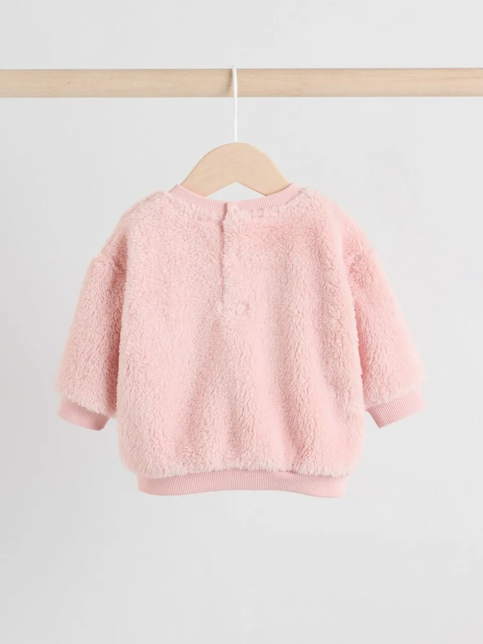 Roze met konijnen - 2 -delige Set van Fleece Tops en Leggings voor Baby''s (0mnd-2jr)