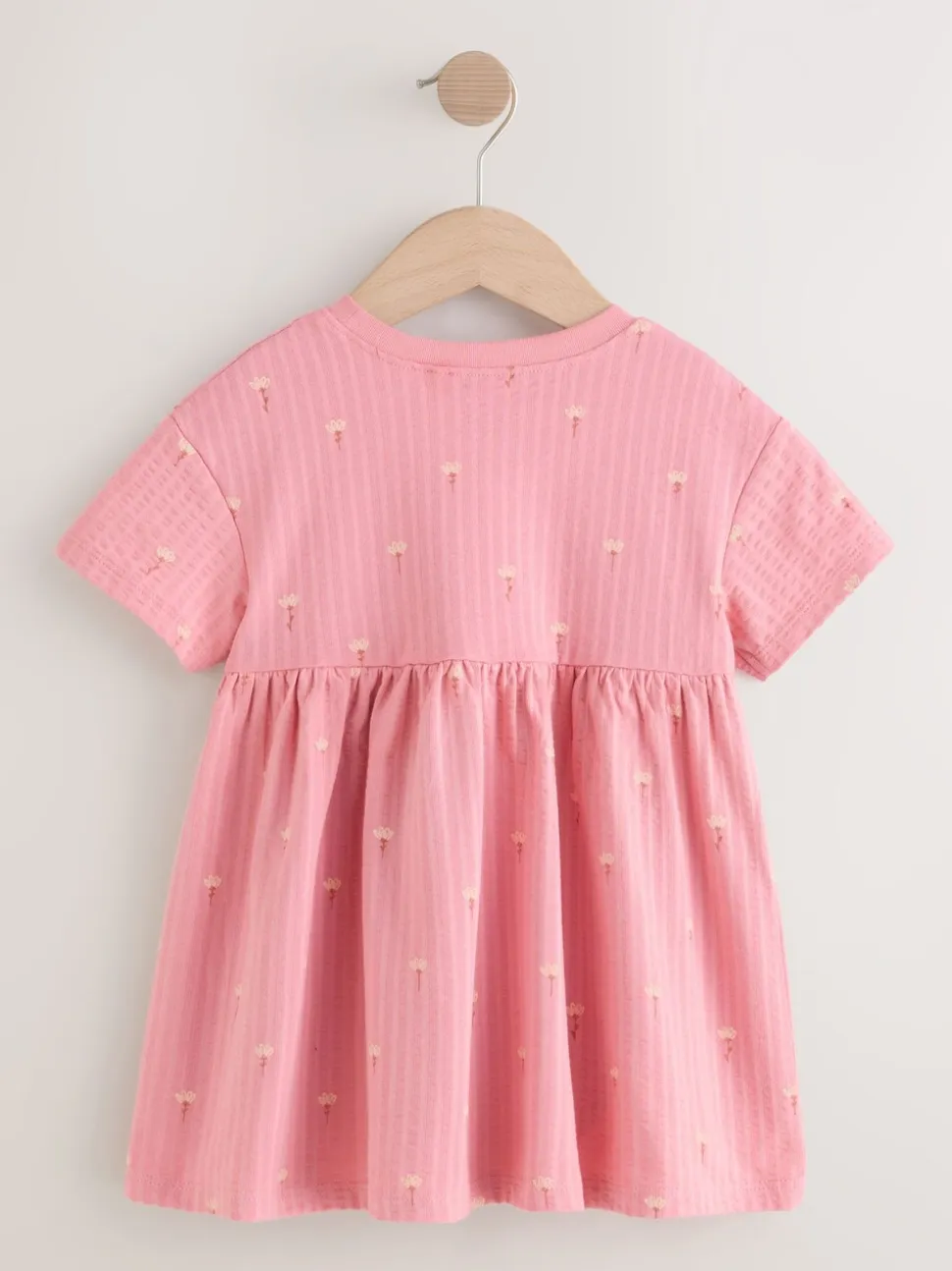 Roze met konijnen - Jersey zomerjurk (3mnd -7jr)