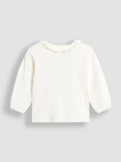 Roze met konijnen - JoJo Maman Bébé - Set van corduroy tuinbroek met applicatie en top