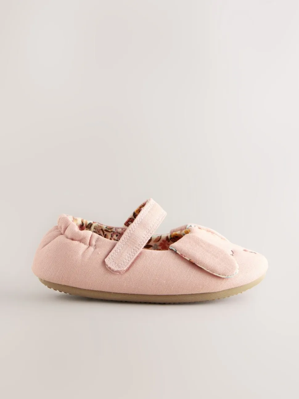 Roze met konijnen - Mary Jane pantoffels