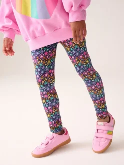 Roze met regenbooghartjes - Little Bird by Jools Oliver 2 Piece Jumper and Leggings Set