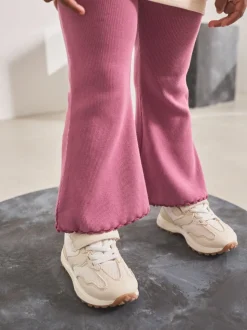 Roze met sterren - Set met top met lange mouwen en uitlopende broek (3mnd -7jr)