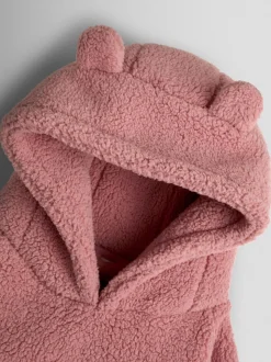 Roze muis - JoJo Maman Bébé Cosy Hooded Blanket