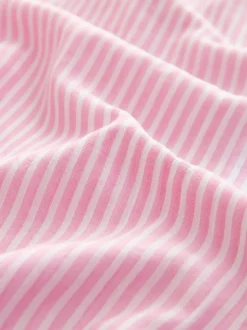 Roze strik met strepen - Geweven pyjama (9mnd-16jr)