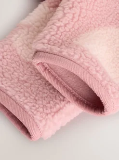 Roze ton-sur-ton hartprint - Borg Baby Jack (0mnd -2jr)