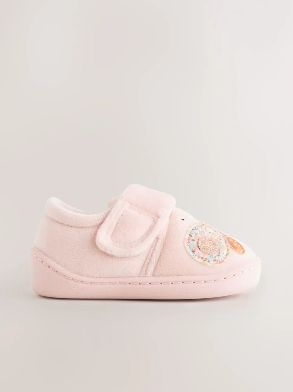 Roze vlinders - Pantoffels met antislip-zool