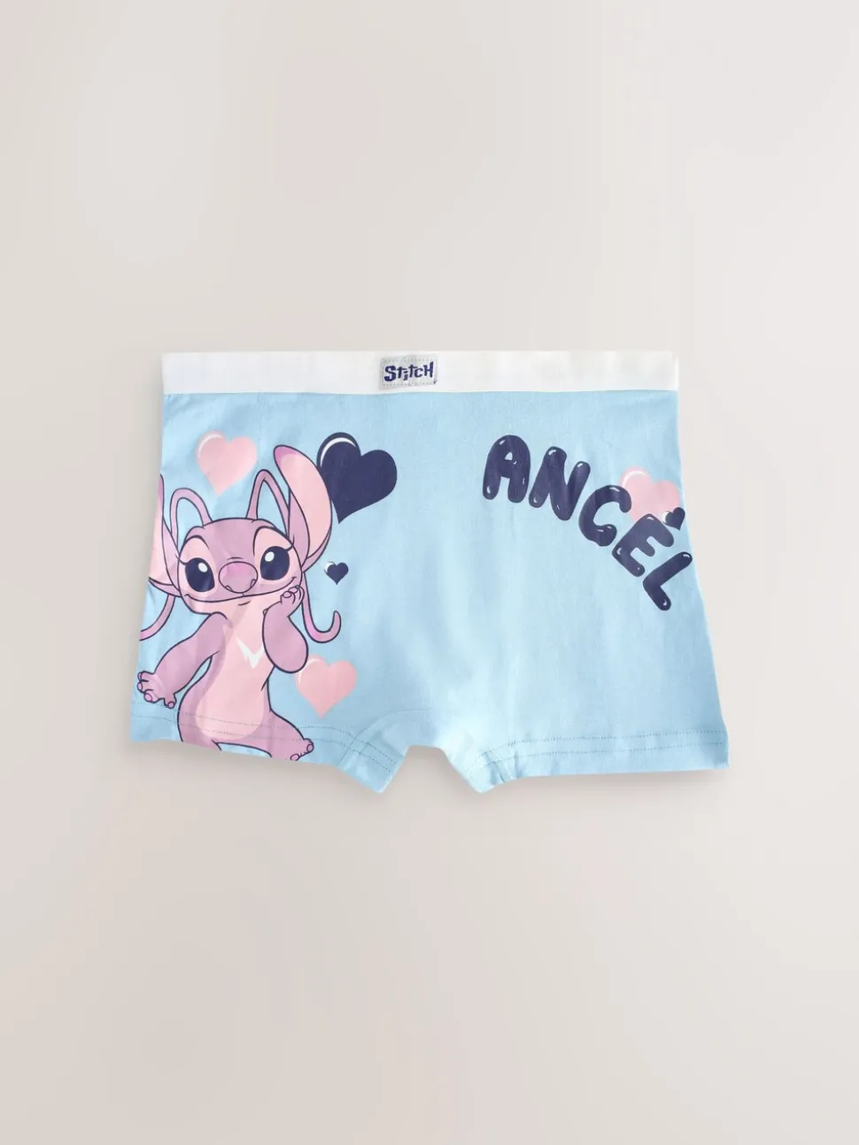 Roze/blauw - Disney Stitch en Angel shorts 5 -pack (2-16jr)