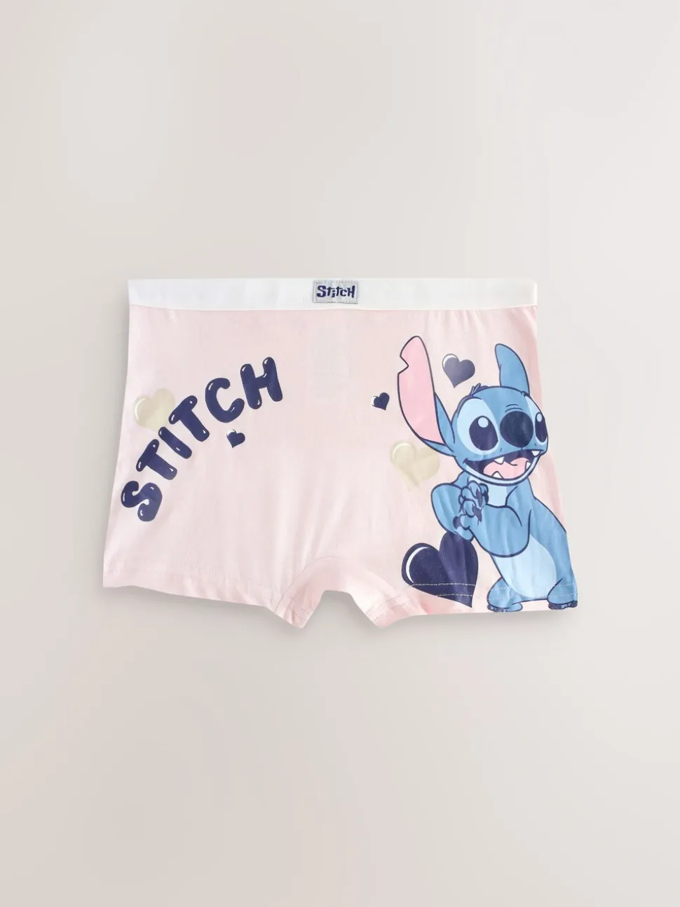 Roze/blauw - Disney Stitch en Angel shorts 5 -pack (2-16jr)