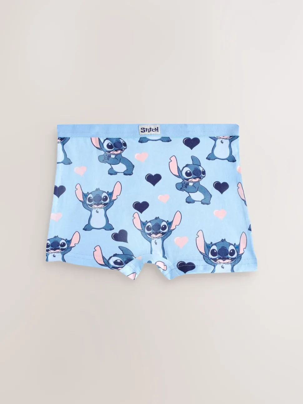 Roze/blauw - Disney Stitch en Angel shorts 5 -pack (2-16jr)