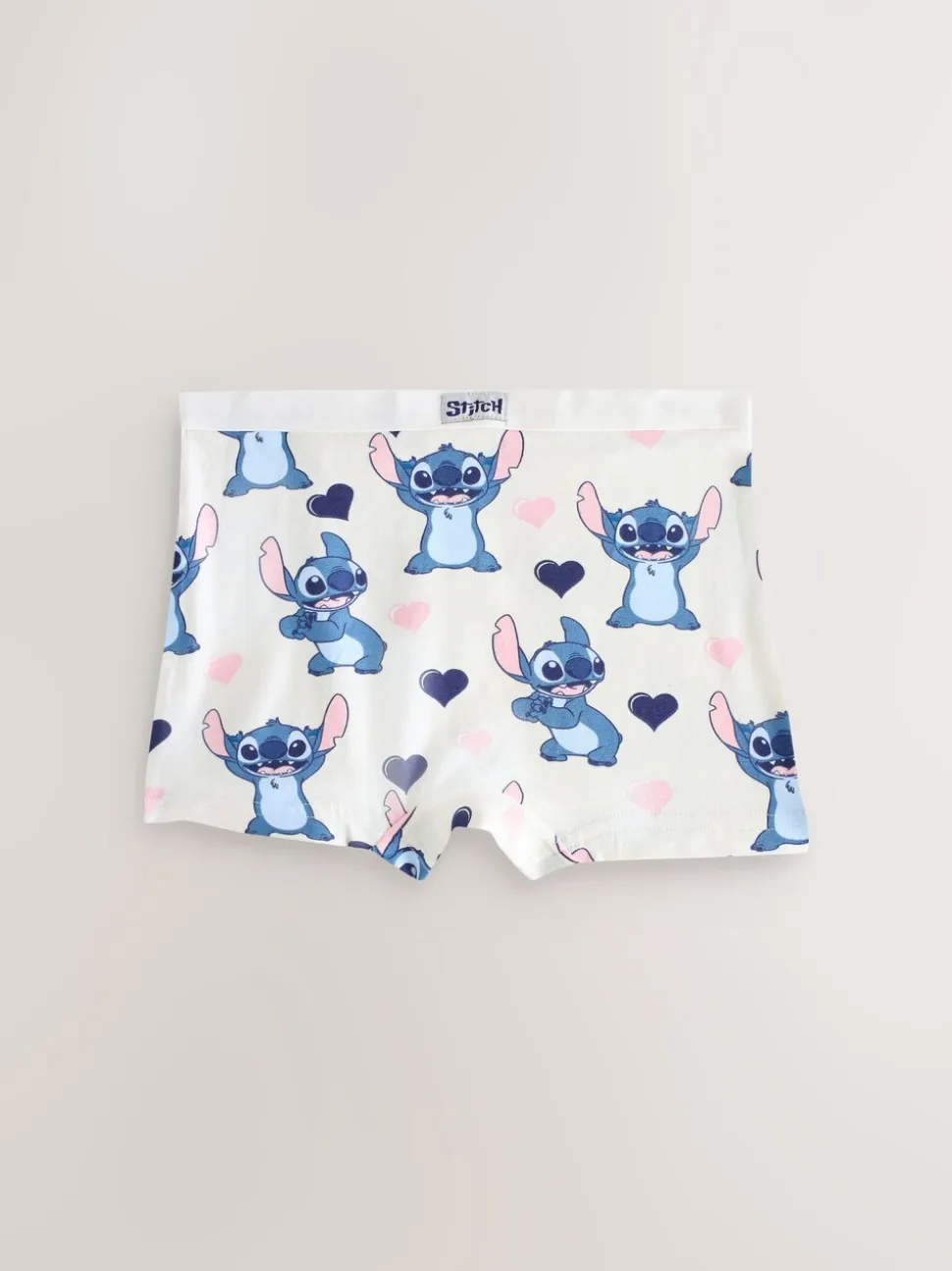 Roze/blauw - Disney Stitch en Angel shorts 5 -pack (2-16jr)