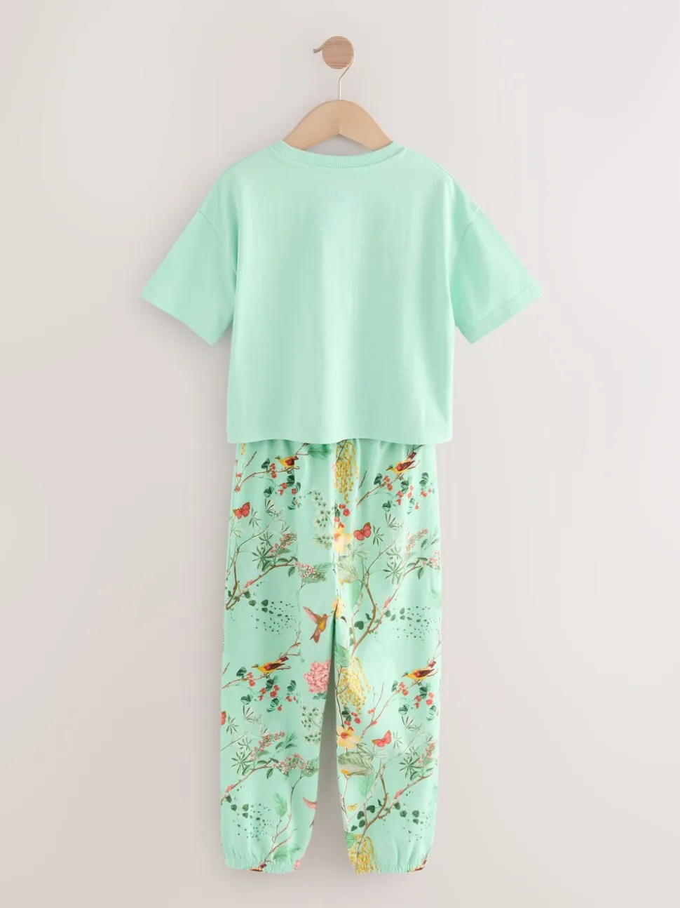Roze/blauw - Floral Pyjamas 3 Pack (3-16yrs)