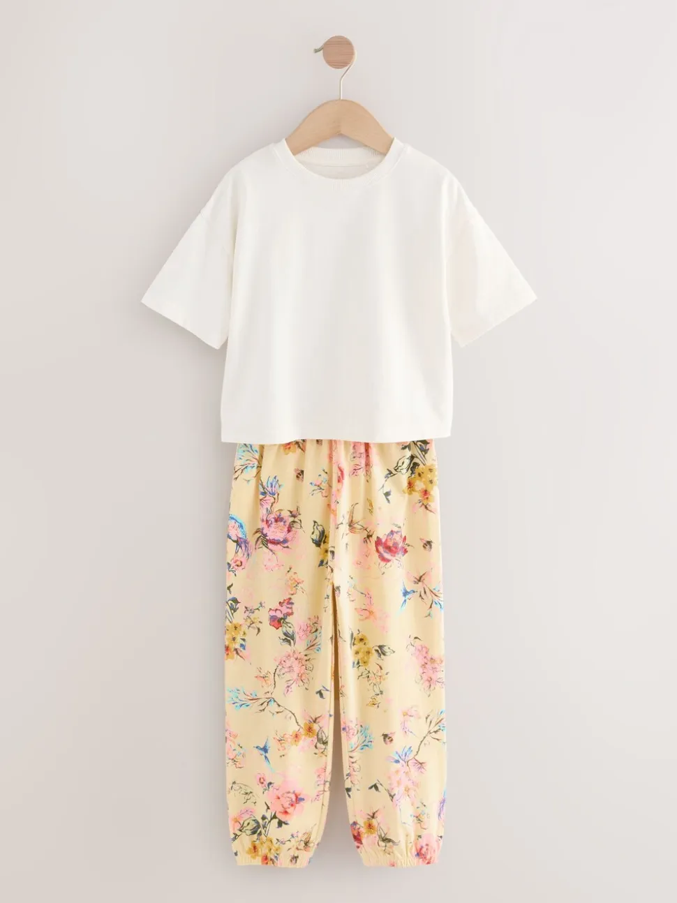 Roze/blauw - Floral Pyjamas 3 Pack (3-16yrs)