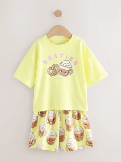 Roze/blauw - Set van 3 pyjama's (3-16 jr)