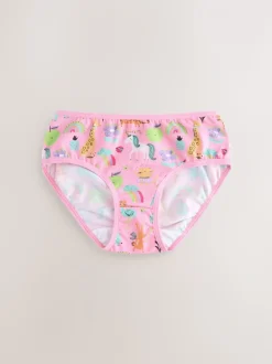 Roze/blauw - Verpakking van 7 onderbroeken (1,5-12 jr)