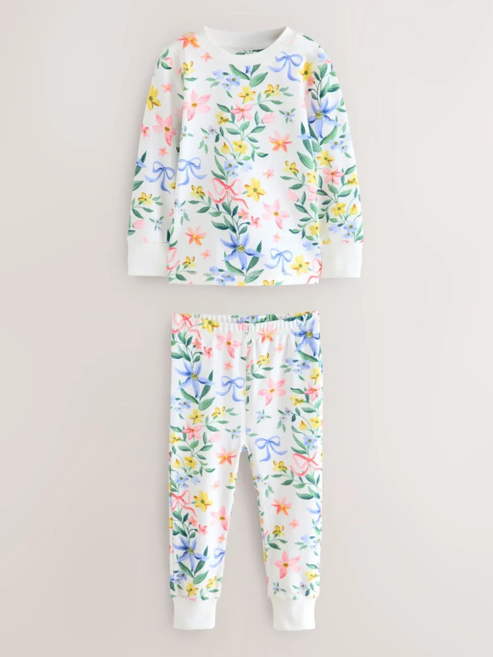 Roze/blauw - Verpakking van 3 knusse pyjama's (9 mnd-16 jr)