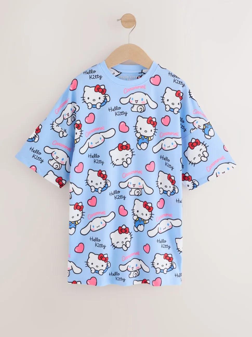 Roze/blauw - Verpakking van 2 Hello Kitty nachthemden (2-16jr)
