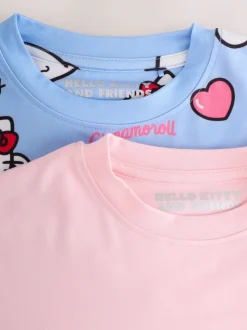 Roze/blauw - Verpakking van 2 Hello Kitty nachthemden (2-16jr)