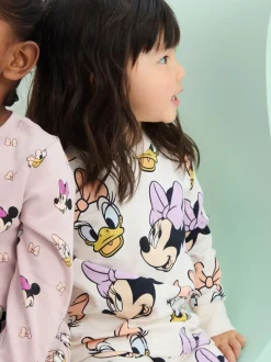 Roze/blauw/wit - Minnie Mouse knusse pyjama's verpakking van 3 (9mnd -12jr)