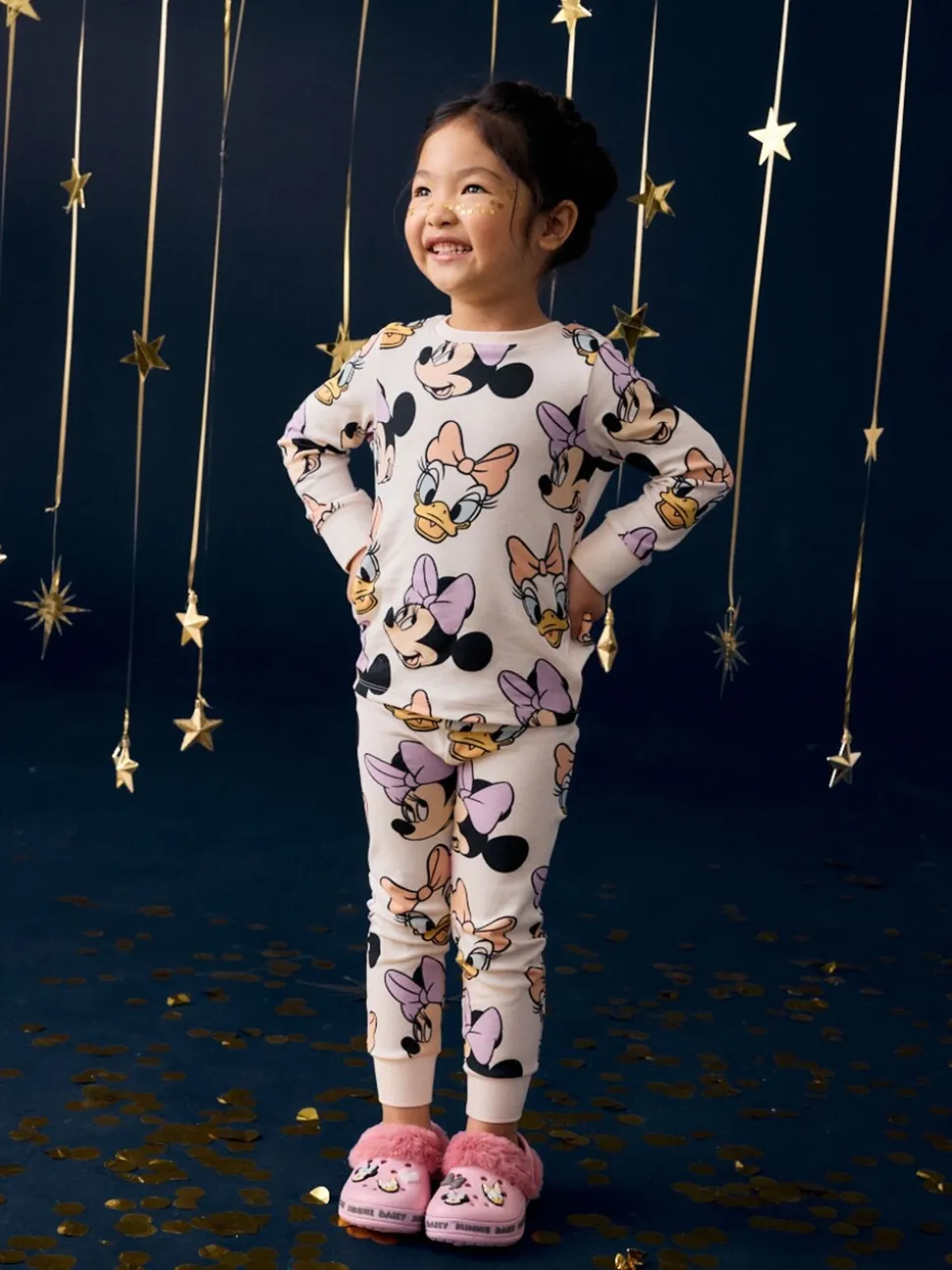 Roze/blauw/wit - Minnie Mouse knusse pyjama's verpakking van 3 (9mnd -12jr)