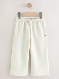 Roze/bordeauxrood/beigegrijs - Set van 3 joggingbroeken met wijde pijpen (3mnd-7jr)