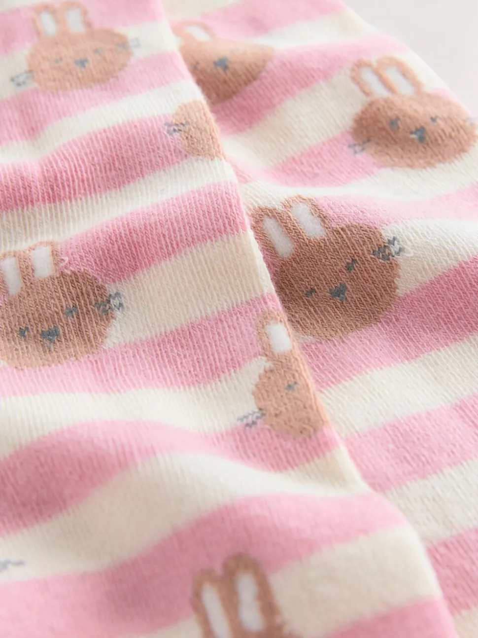 Roze/crème - Cotton Rich Bunny Character Tights